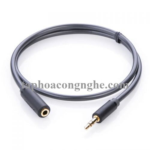 Ugreen 10781 0.5M màu Đen Cáp âm thanh 3.5mm nối dài AV124 30010781